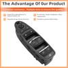 Driver Left Door Master Power Window Switch Compatible with Infiniti