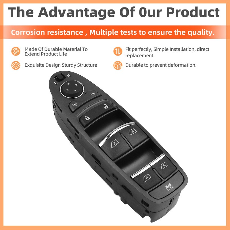 Driver Left Door Master Power Window Switch Compatible with Infiniti