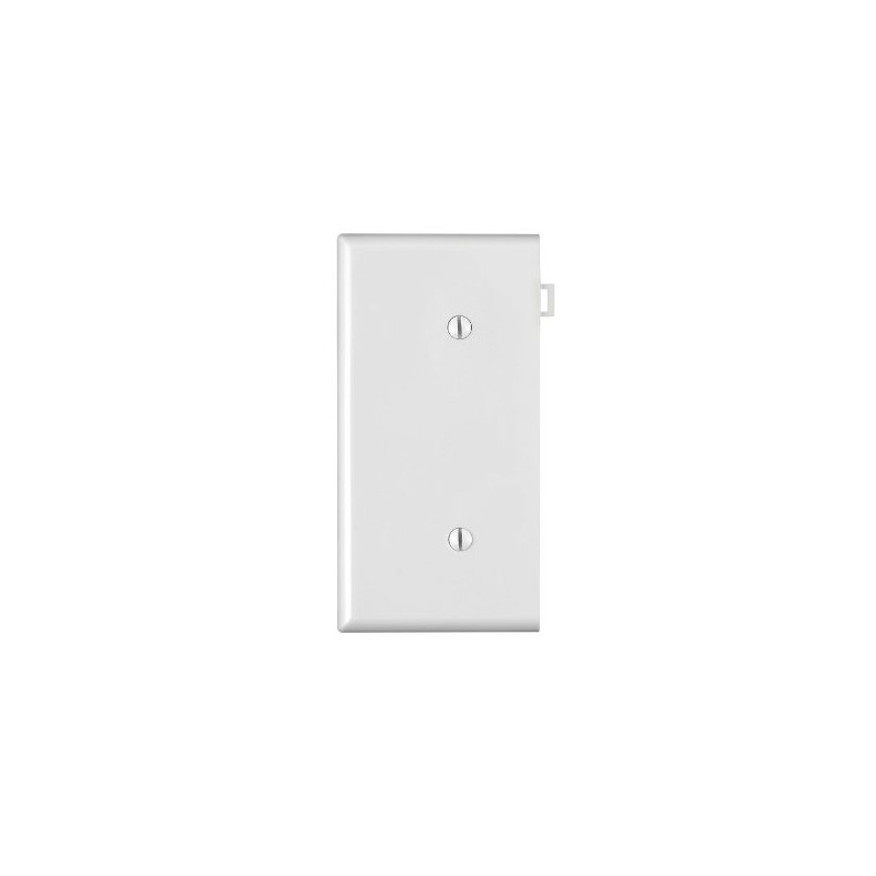 Leviton 1-Gang No Device Blank Wallplate, Sectional, Thermoplastic Nylon, Strap