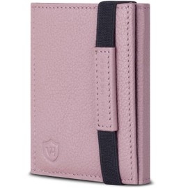 VON HEESEN Men's Coin Purse, lavender, Without coin compartment