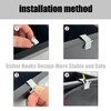 MengMain 180Pcs Gutter Light Hook,Galvanized Gutter Hook Clip,Gutter Light Hangers