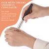 WLLHYF Concealer Brush Foundation Brush, Eye Mini Angled Flat Top