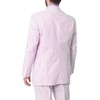 Emigre 43R Men's 100% Cotton Pink Striped Seersucker Suit