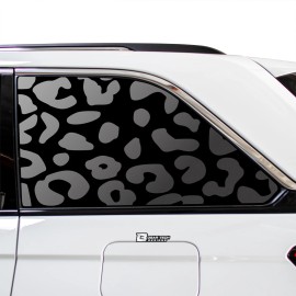 ClearSurface Fits Jeep Grand Cherokee 2022 2023 Window Leopard Cheetah Cow Paw Decal Sticker - Leopard Print