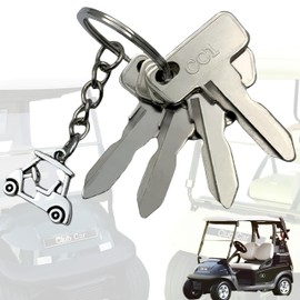 WUKO HUNT Golf Cart Club Car Ignition Key,Golf Cart Key,for Ds/Precedent (1982+) and Tempo Gas/Electric Replacement Ignition Key,Club Car Key,Universal Golf Cart Club Car Replacement keys-4PCS