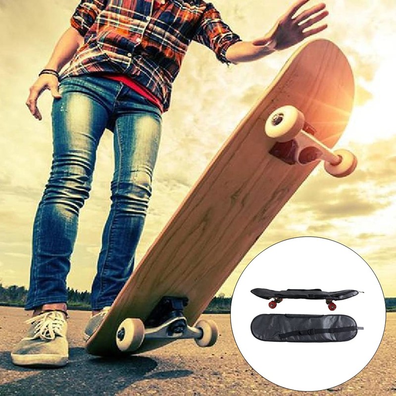 NA Skateboard Bag Longboard Carry Bag Black Skateboard Bag One