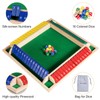 Upgraded 16.54'' Shut The Box Dice Game 4 Player-Colorful Wooden