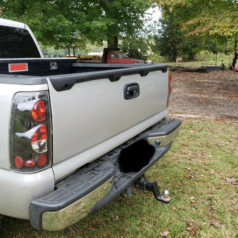 Protector superior moldeado tapa alerón puerta trasera para 99-06 Silverado