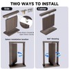 Hidden Door Hinge Pivot Hardware 360 Degree Rotation Murphy Bookcase,