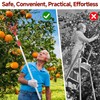 tonchean Fruit Picker, Adjustable 51-91'' Fruit Picker Pole Tool with