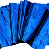 JUICY MOOM Blue Foil Tablecloth Plastic Table Cover Rectangle Tables