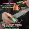Window Breaker and Seatbelt Cutter Keychain,2 in 1 Car Safety