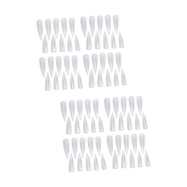 Beavorty 2sets Nail Tips Long Shape Half Cover False Nails Nail Art Tips for Salon and Diy Sturdy Artificial Nails No Smell 500pcs*2