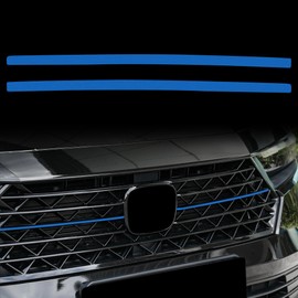 TOMALL Grille Reflective Stripe Stickers Compatible with Honda 11th Accord 2023 2024 2025 Auto Brace Wrap Covers Exterior Decoration (Blue)