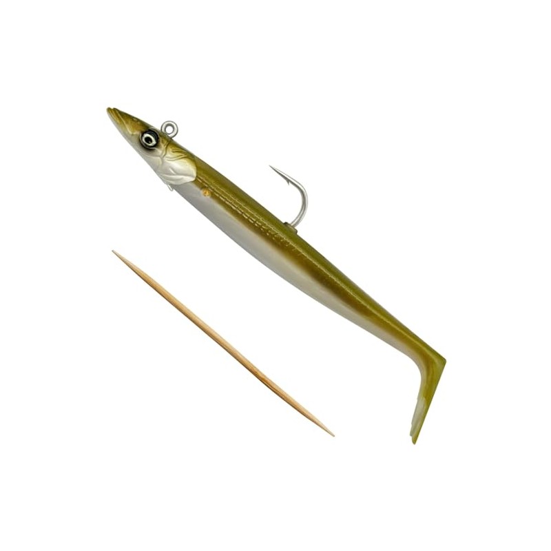 Savage Gear Sandeel V2 14cm 33g Khaki Sinking Lure 72495