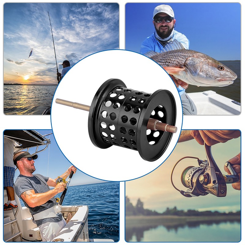 Aluminum Fishing Round Bearing Reel Spool for PMAX3/BMAX3/SMAX3 Casting Reels
