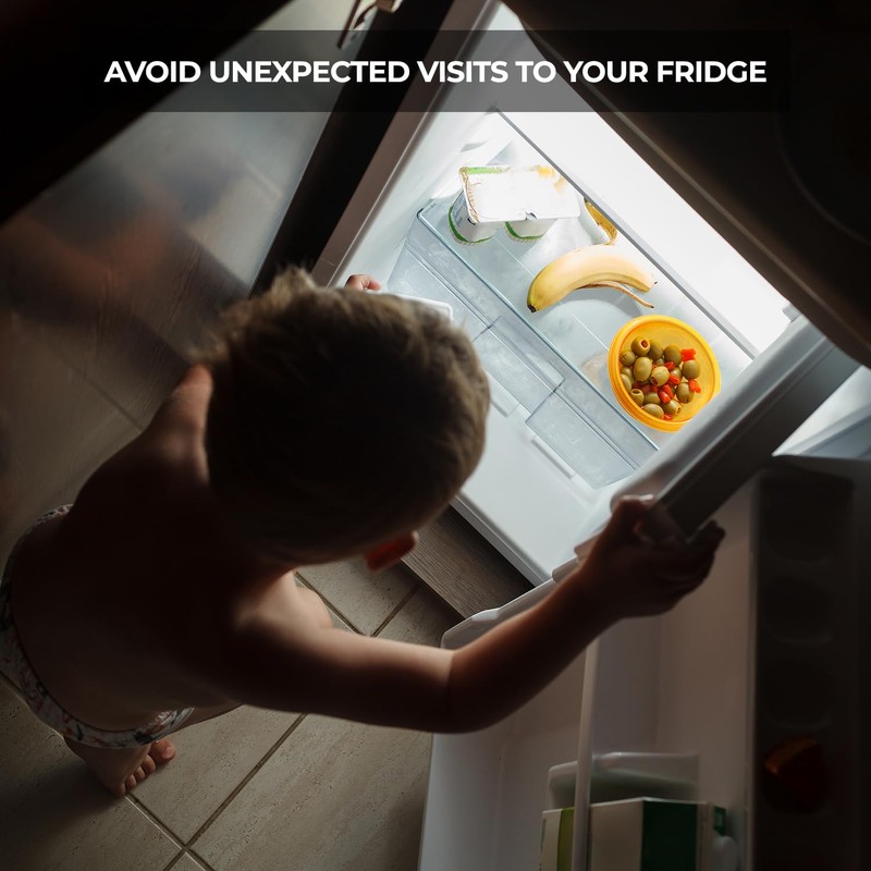 Fridge Lock for Kids and Adults, (2 Pack) French Door