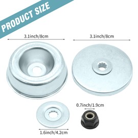 Hoypeyfiy 4126-713-3100 Running Plate Accessory Kit, Replacement for STIHL FS-Series FS55 FS55R FS36 FS44 FS56 FS80 FS90