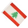 Lebanon Flag 18'' x 12'' cords
