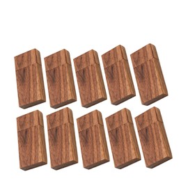 Wooden Flash Drives 8GB EASTBULL Wooden USB Thumb Drives 2.0 High Speed Walnut Wood Drives Memory Sticks (10 Pack)