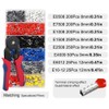 Ferrule Crimping Tool Kit,Crimper Plier Set with 1200PCS Wires Terminals