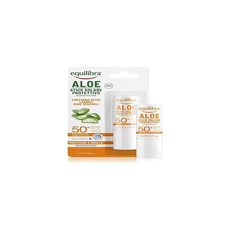 Equilibra Solar Aloe Stick Sun Protection SPF 50+ Sun Stick