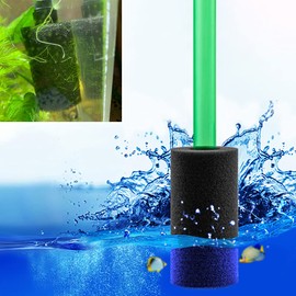 HIERYAN 4Pcs Pre-Filter Foam Sponges, Fish Tank Small Filter Sponges, Rolls Compatible Filter Accessories for Aquarium Fish Tank