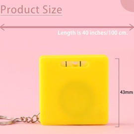 GGUFAY Measuring Tape Body 100 cm Retractable Measuring Tape Body Tailor Measuring Tape for Measuring Length, Chest, Waist etc., for Body Measurements for Sewing Dressmaking, Craft Cloth, Pack of 3