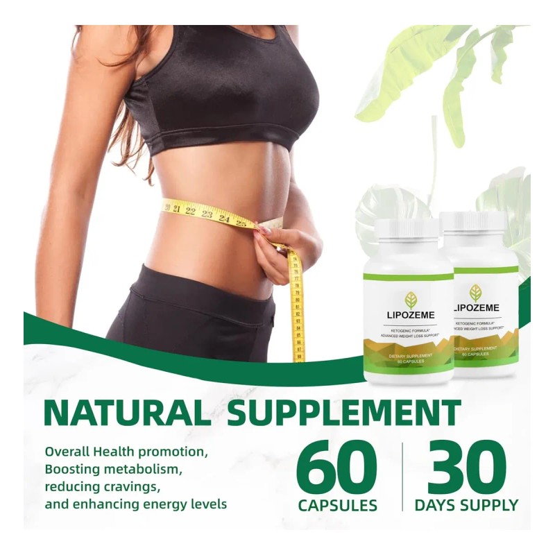 Lipozem For Energy, Vitality Andwellness, 100 Natural Sin Sabor