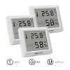 KETOTEK Thermometer, Hygrometer, 3-Piece Indoor Large Screen Temperature and Hygrometer,