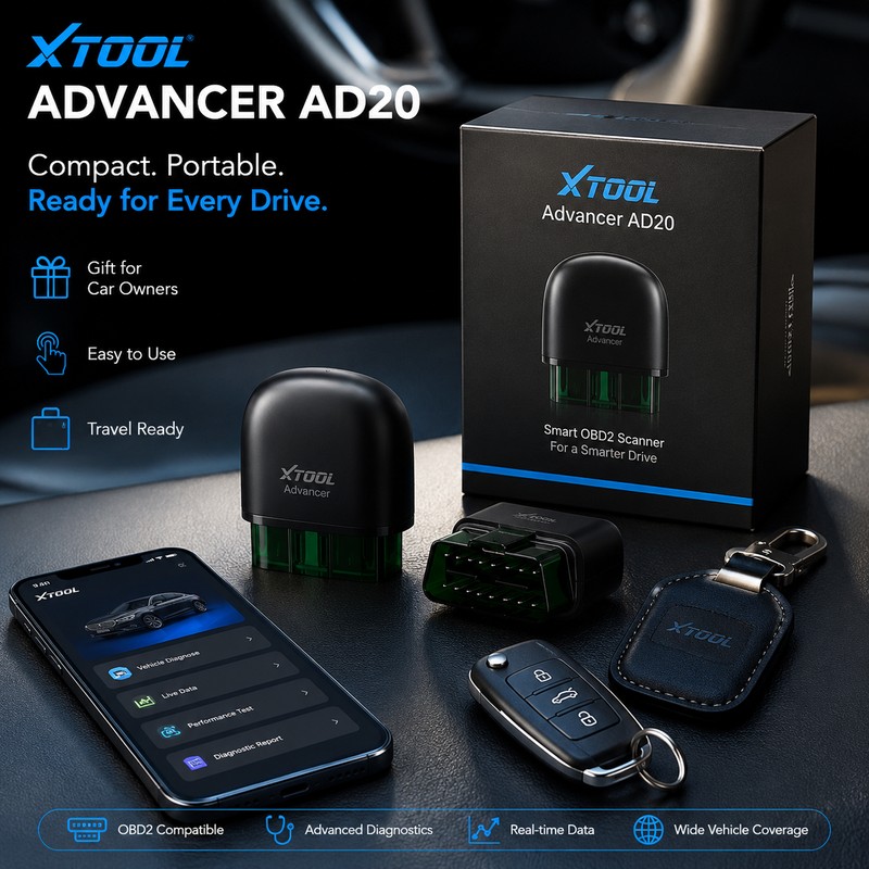 Wireless OBD2 Scanner for Car Diagnostics – App Code Reader