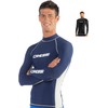 Cressi Men's Long Sl Rash Guard Long Sleeves Elastic Fabric