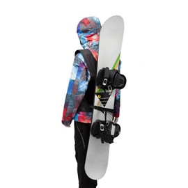 Ferocity Snowboard Bag Snowboard Backpack Vest for Adult Equipment Padded Holder with Adjustable Shoulder Straps and Velcro Fasteners for Winter Sports [053]