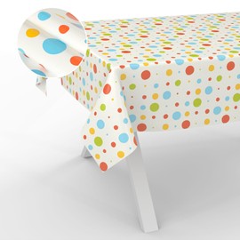 Oilcloth Tablecloth, Washable, Oilcloth, Garden Tablecloth, Outdoor, Indoor, 160 x 140 cm, Cut Edge, Party