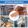 Welding Rod, 10 Pcs 9.8 Inch 15% Flat Silver Phosphorus