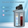 Konokyo 1 Gallon Jug with Handle,128 oz Insulated Water Bottle