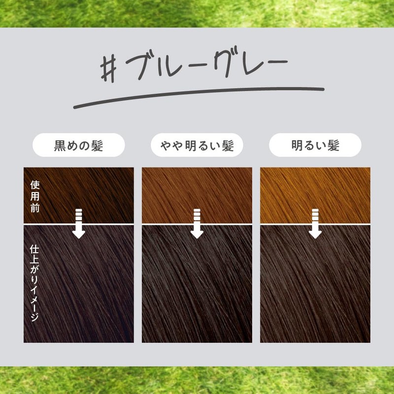 Liese Kao Bubble Hair Color - Blue Gray for Black