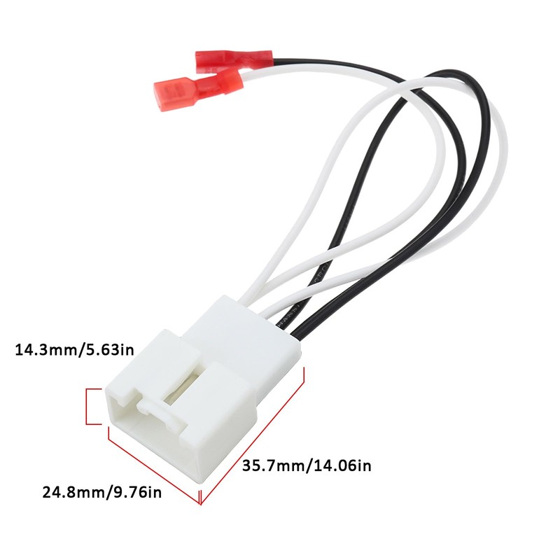 ECSiNG 2pcs Car Speaker Harness Plug Connector 72-5602 Compatible with