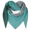 Gloop Women's Scarf XXL Knitted Triangle Scarf Cotton Triangular Scarf