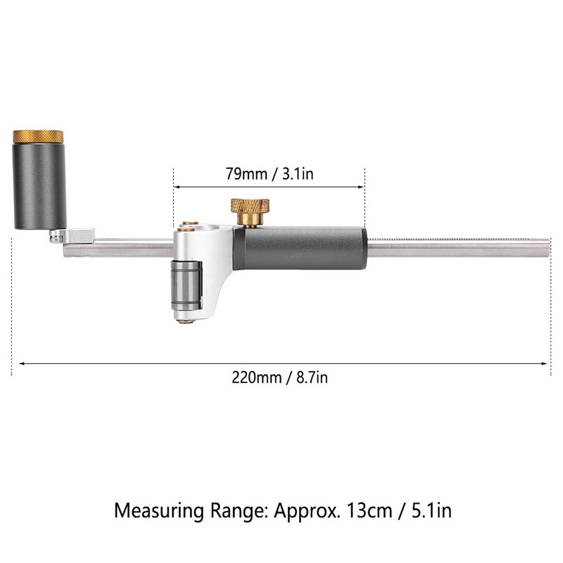 Linear Arc Scriber Tool DualPurpose DIY Woodworking Multifunctional Draw Marking