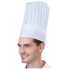 Hyzrz 20 Pack Disposable Non-Woven Fabric Paper Fiber Chef Hats