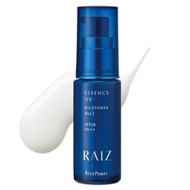 Rice Essence UV 1.0 fl oz (30 ml) SPF28 PA++ Day Serum, Sunscreen, Makeup Base, Unscented, Uncolored, Rice Power