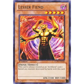 Yu-Gi-Oh! - Lesser Fiend (LCJW-EN238) - Legendary Collection 4: Joey's World - 1st Edition - Rare