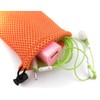 ALL in ONE 6pcs Nylon Mesh Drawstring Bag Pouches for