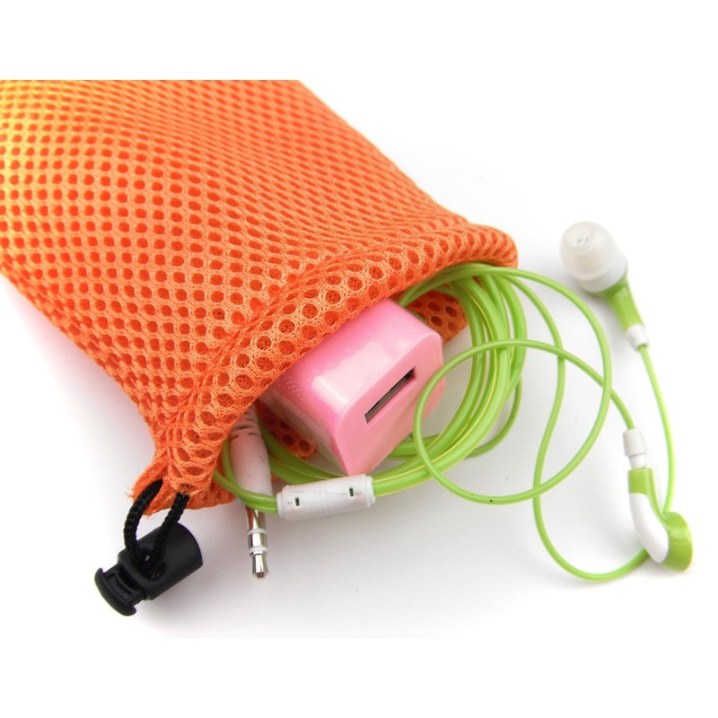 ALL in ONE 6pcs Nylon Mesh Drawstring Bag Pouches for