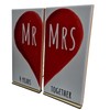 Mr and Mrs 4 Years Together - 4th Anniversary Ornament
