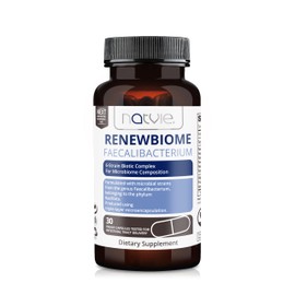 Renewbiome FAECALIBACTERIUM - Probiotic with Faecalibacterium Prausnitzii - 5 Billion CFU - With FOS & IMO Prebiotics - Supports Intestinal Flora, Digestion & Immune System - 30 Vegetarian Capsules