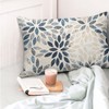 Dahlia Pillow Covers 12x20 Inch Set of 2 Summer Rust