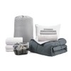 College Freshman Dorm Pack Plus - Twin XL Bedding Bundle