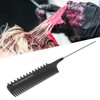 Highlighting Clip Comb,Durable Plastic Tail Comb with Hook Teeth,Fine Tooth